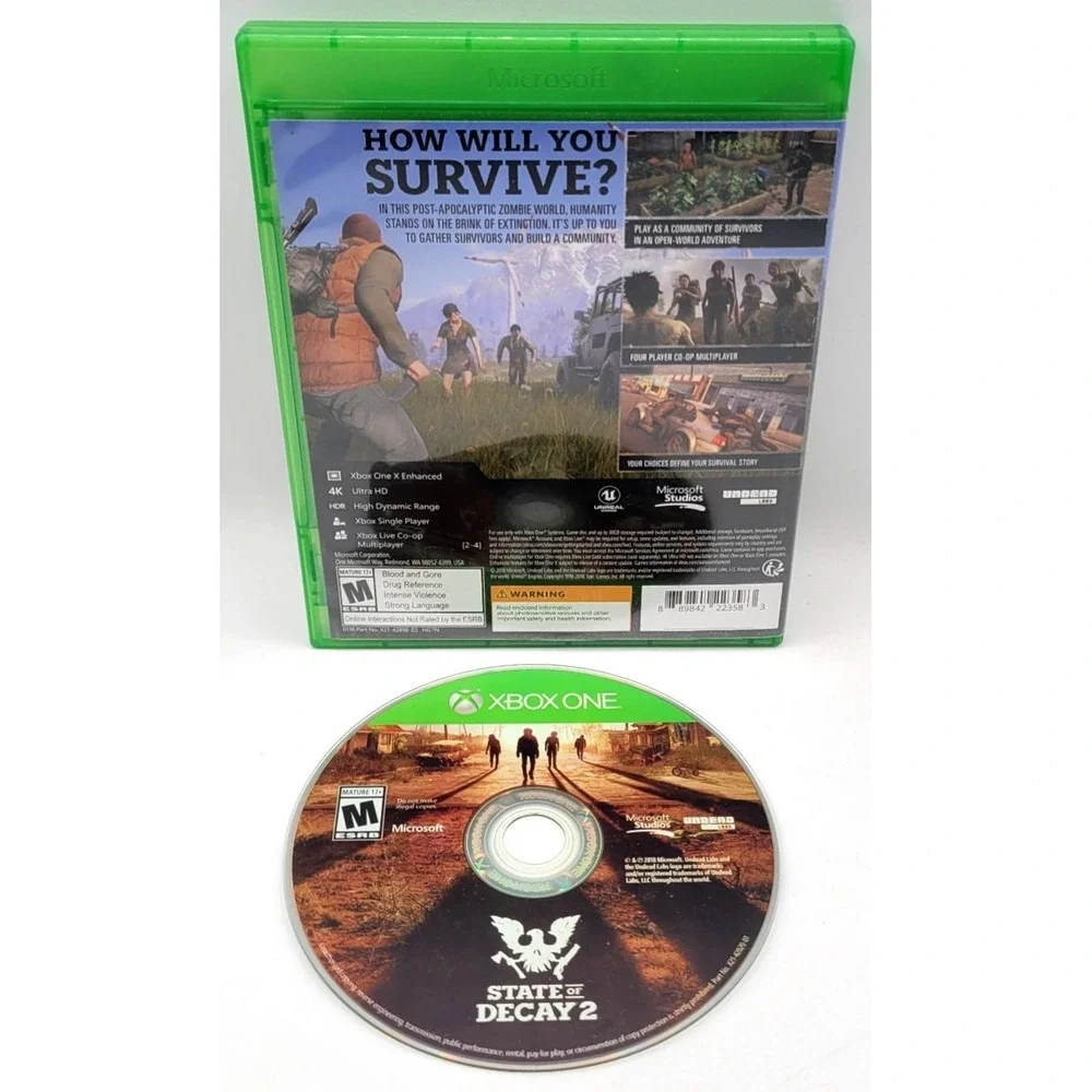 State of Decay 2 (Xbox One, 2018) CIB COMPLETE‎ IN BOX
